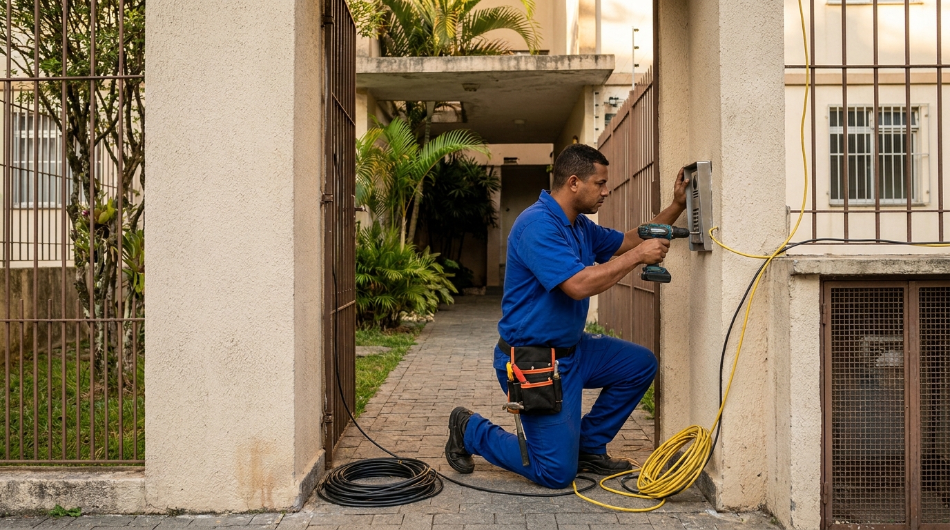 Instalacao de interfone profissional em Niterói‑RJ