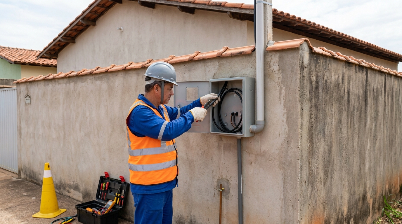 Instalacao de padrao de energia profissional em Niterói‑RJ