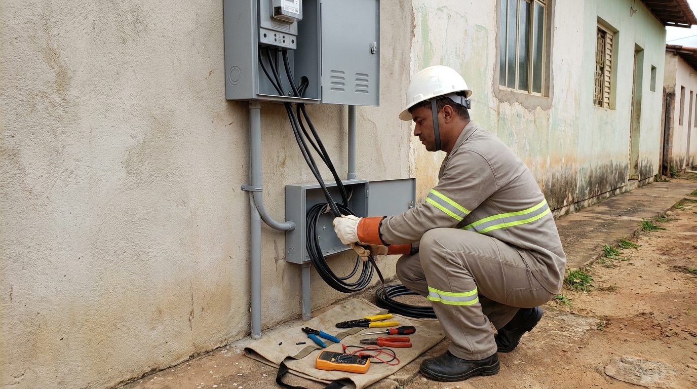 Troca de padrao de energia em Niterói‑RJ